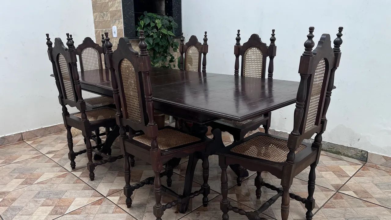Relíquia! Mesa Antiga de Madeira - Foto 4