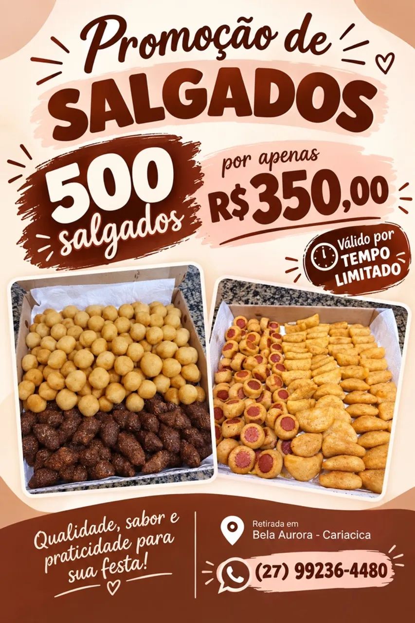 Promoção de Salgadinhos