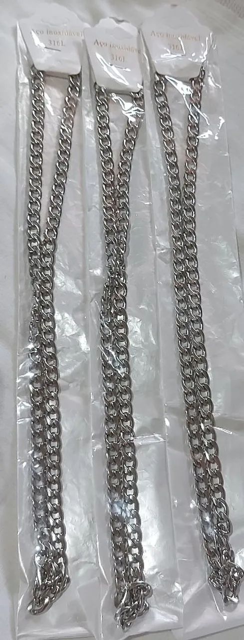 Cordões aço inoxidável novos - Foto 5