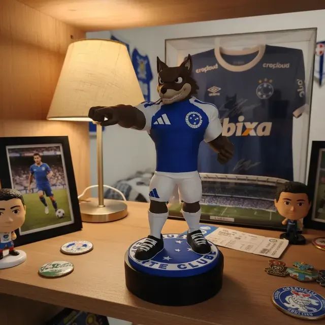 Mascote Cruzeiro Oliveira 3D Lab.