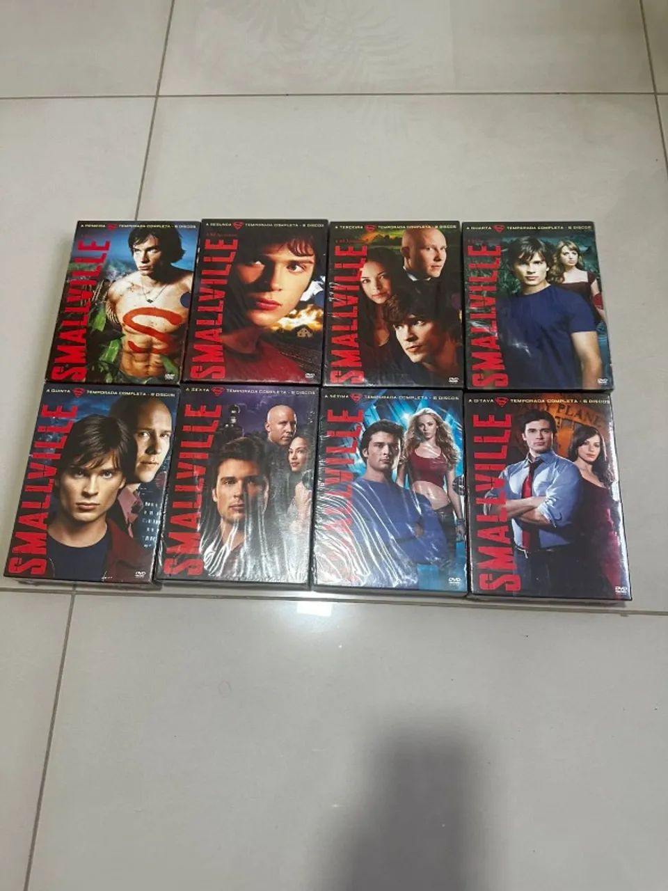 R$: 160,00 - Série Smallville - Coleção 8 Temporadas (2ª à 8ª lacradas)