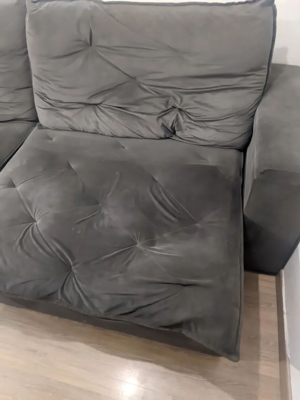 Sofa retrátil e reclinável usado  - Foto 5
