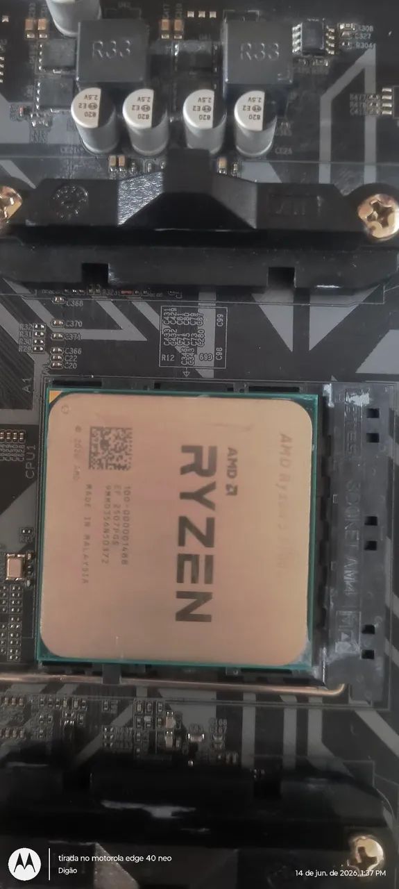 Ryzen cplaca mãe 8de memória e fonte de 650w - Foto 2