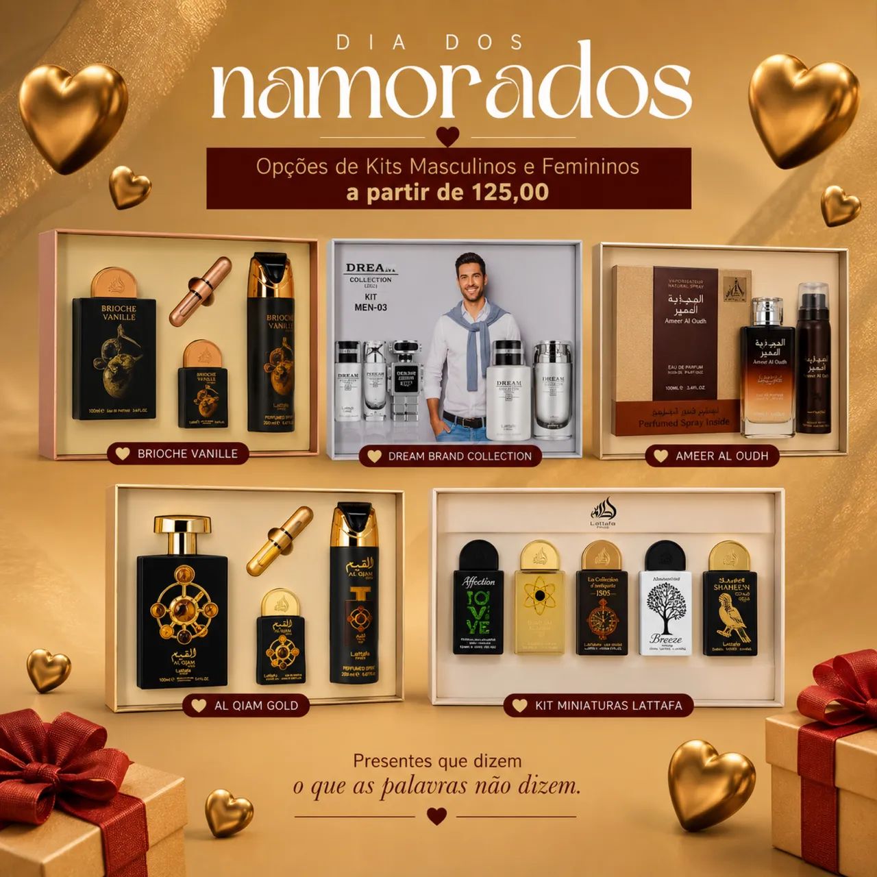 Kits de Perfumes Árabes Originais a partir de 125,00 - Beleza e 