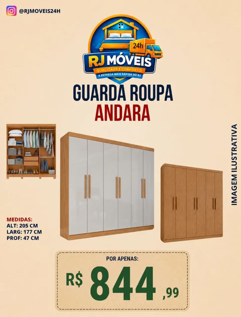 Guarda roupa andara