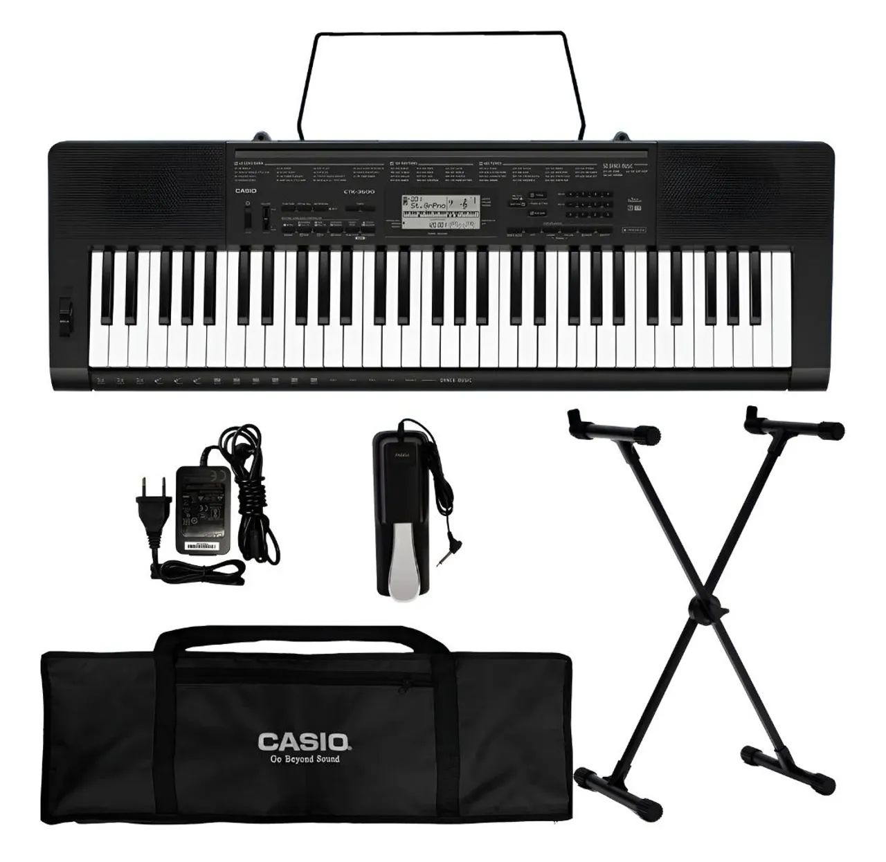 Kit Teclado Cássio CTK-3500