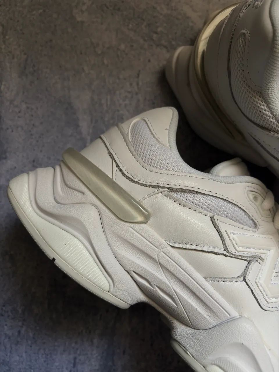 New Balance 9060 "Triple White" - 37 - Foto 4