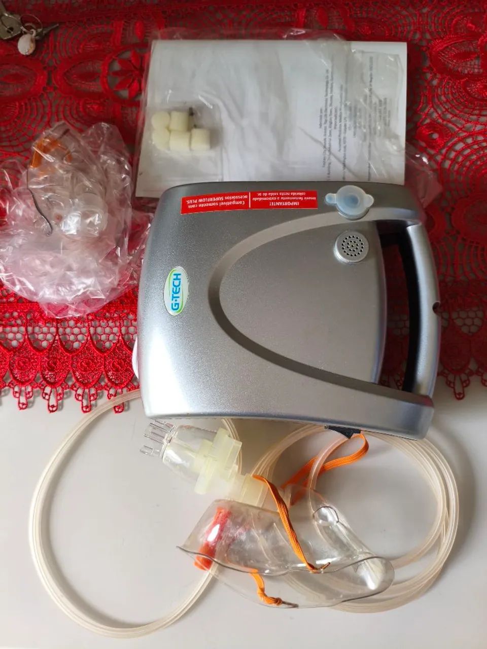 Inalador e nebulizador G-Tech modelo NEBCOM - Foto 2