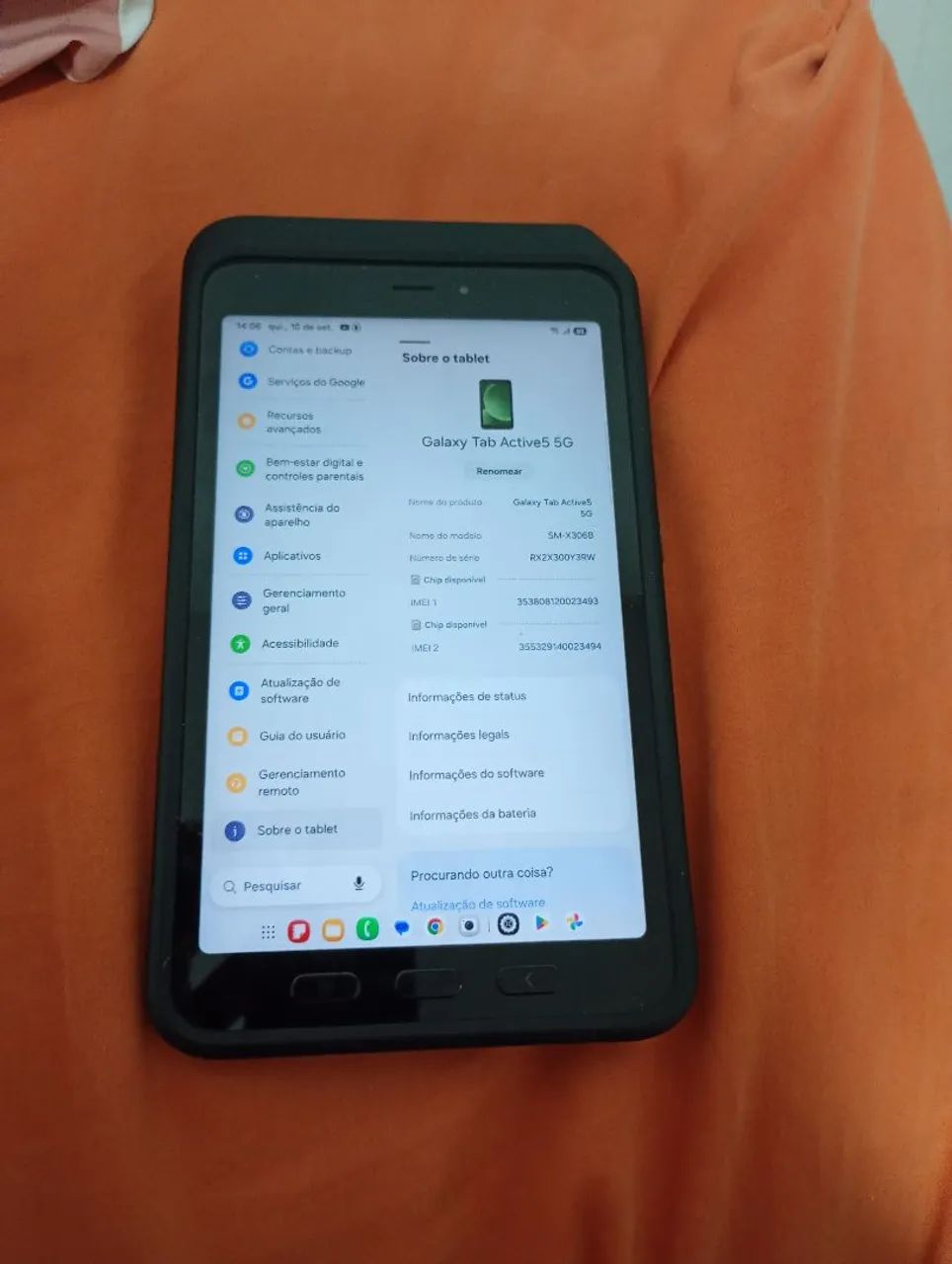 Galaxy tab active5 5g 128g 6 ram - Foto 2