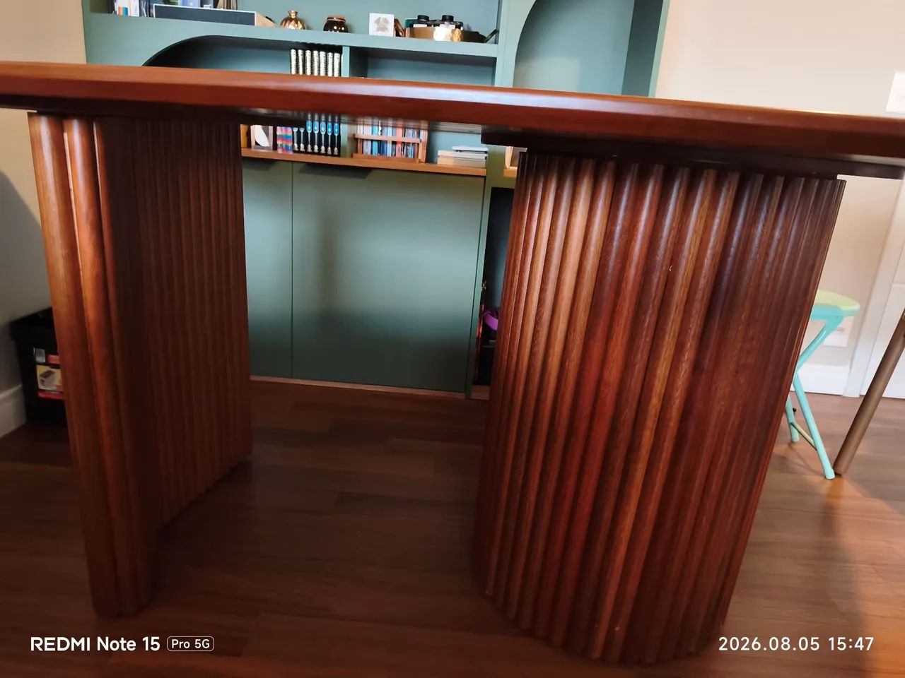 mesa de madeira a orgânica  - Foto 4