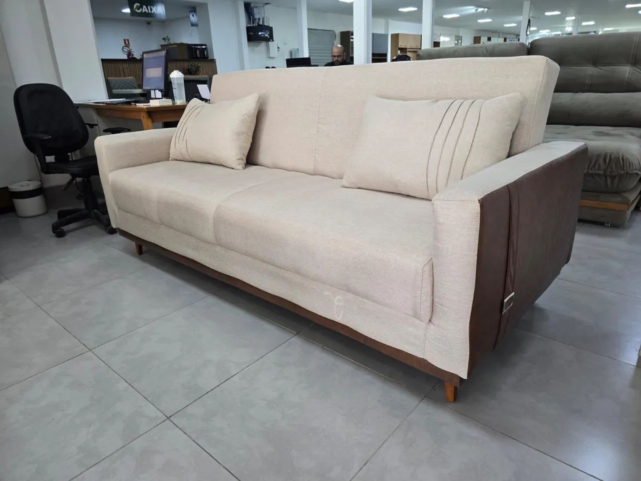 Sofá Cama Esther 203cm (Novo Direto da Fábrica)