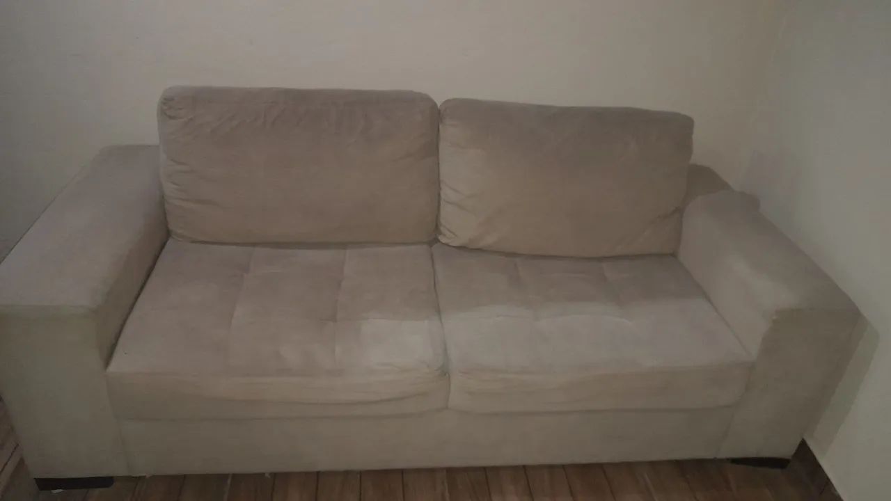 Vendo sofá 3 lugares 250,00 - Foto 3