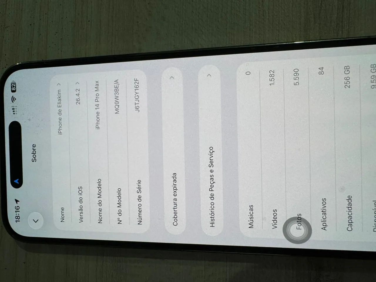iPhone 14 Pro Max ;256 gb; 77% ; NUNCA ABERTO - Foto 2