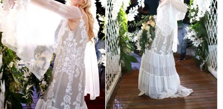 Vestido BOHO CHIC para pré Wedding  - Foto 3