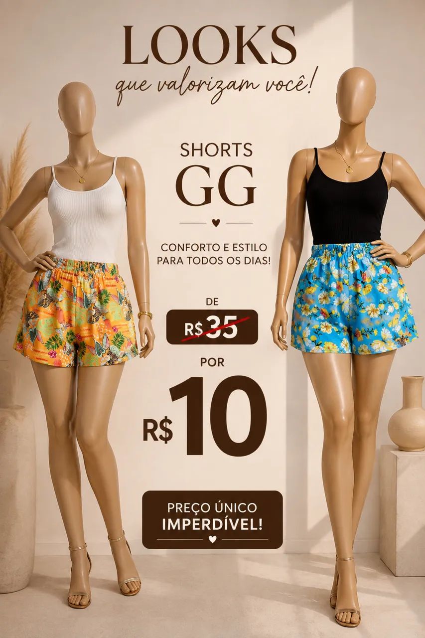Roupas feminina shorts cropped e body - Foto 3