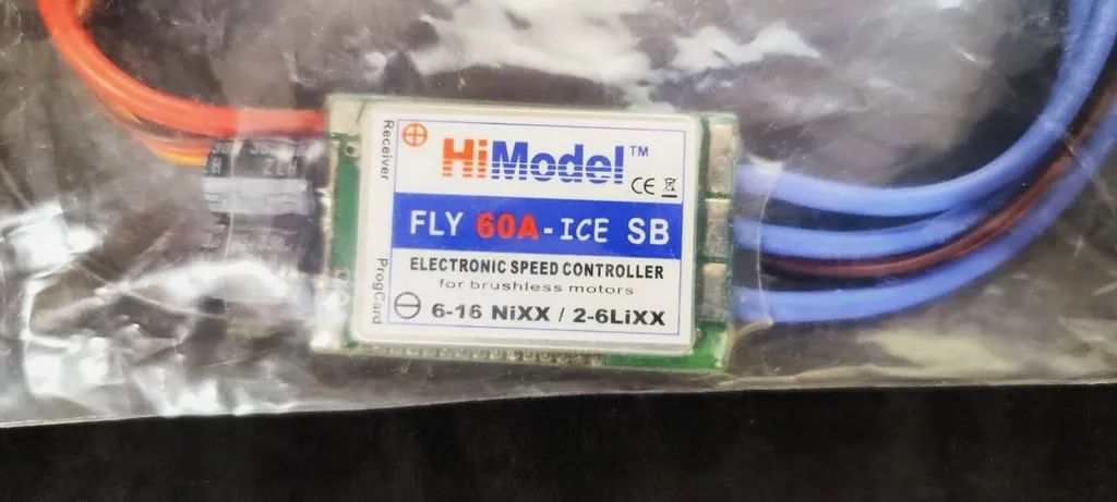 Esc Himodel 60a Com Bec (5.5v/6a) + Cartão De Programação - Foto 4