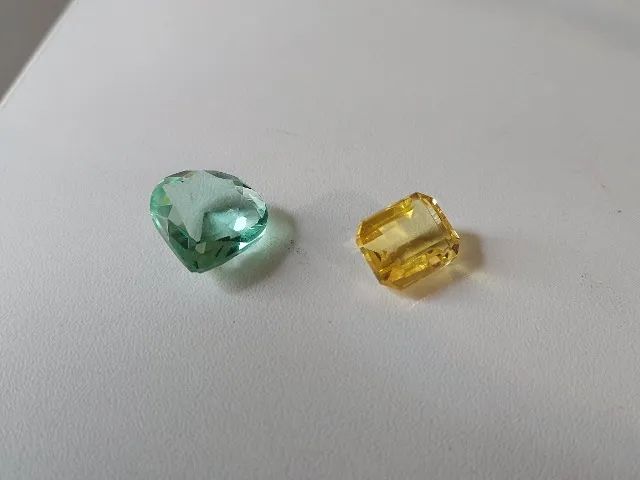 2 Belos Topázios:  Amarelo e Verde - Foto 3