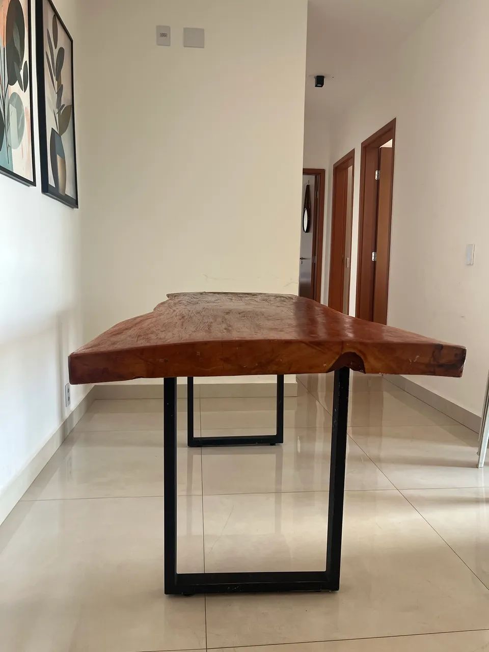 VENDO MESA DE MADEIRA RÚSTICA - Foto 2