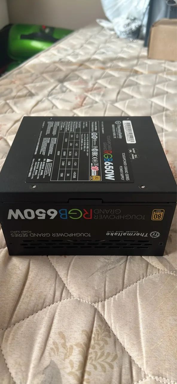 Fonte thermaltake 650 watts plus gold full modular