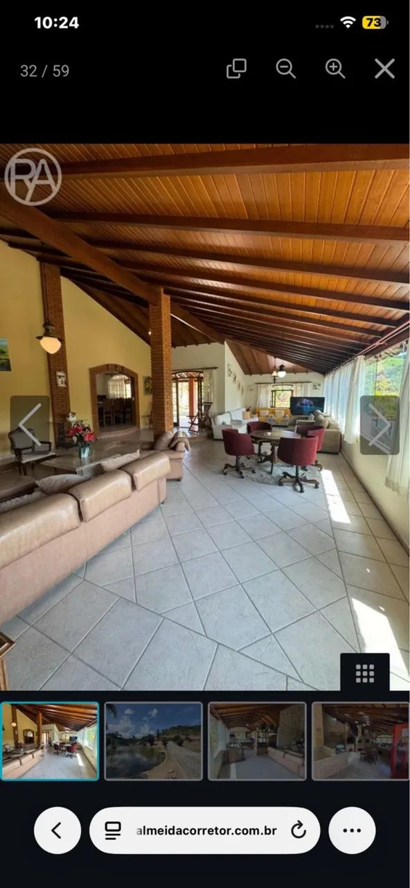 Sítio com casa de novela , estuda permuta  - Foto 3