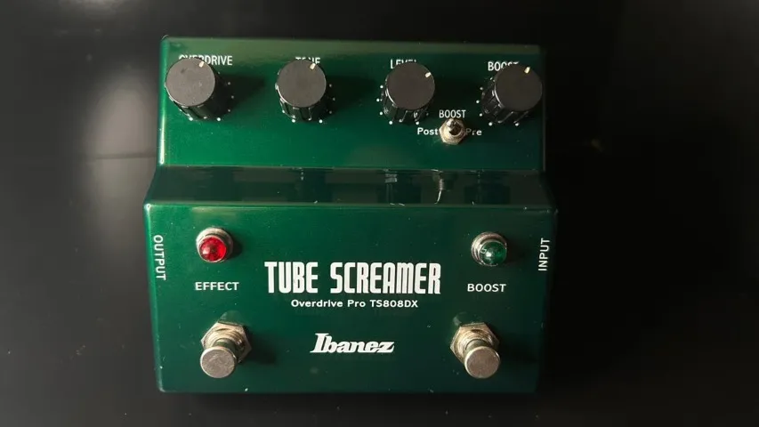 Pedal Ibanez Tube Screamer TS808DX Overdrive Pro - Instrumentos