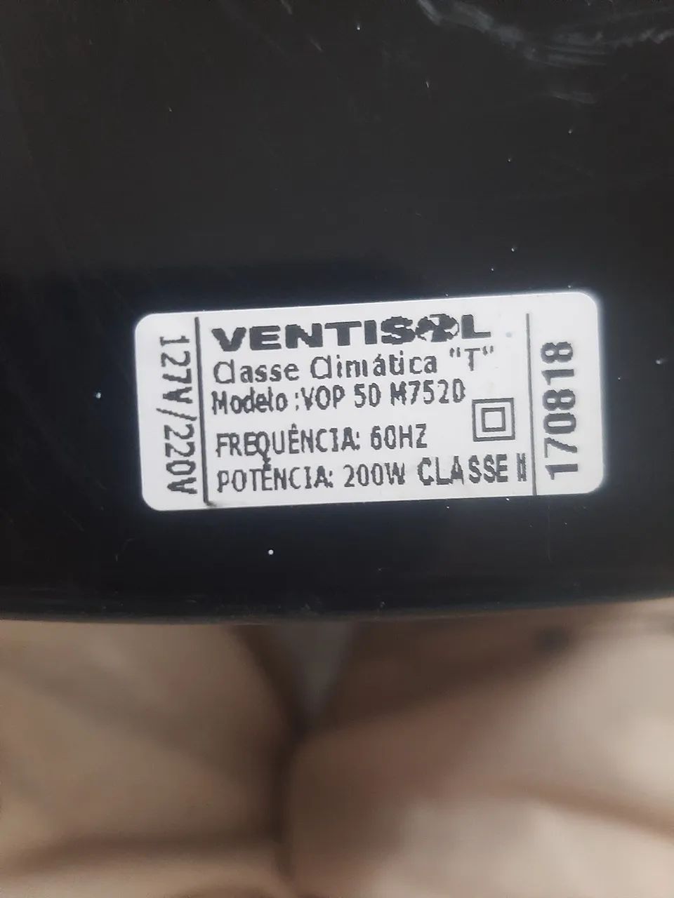Peças ventilador ventisol