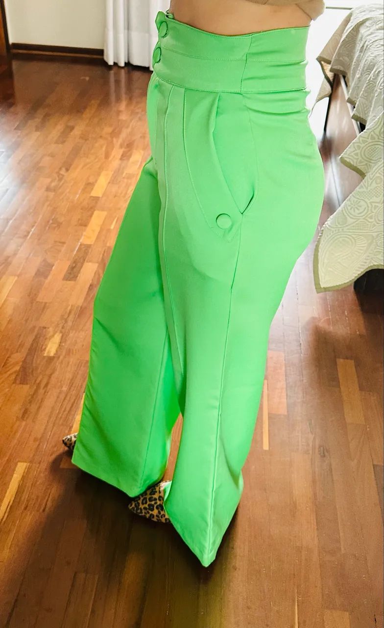 Calça feminina alfaiataria domi modas  - Foto 2