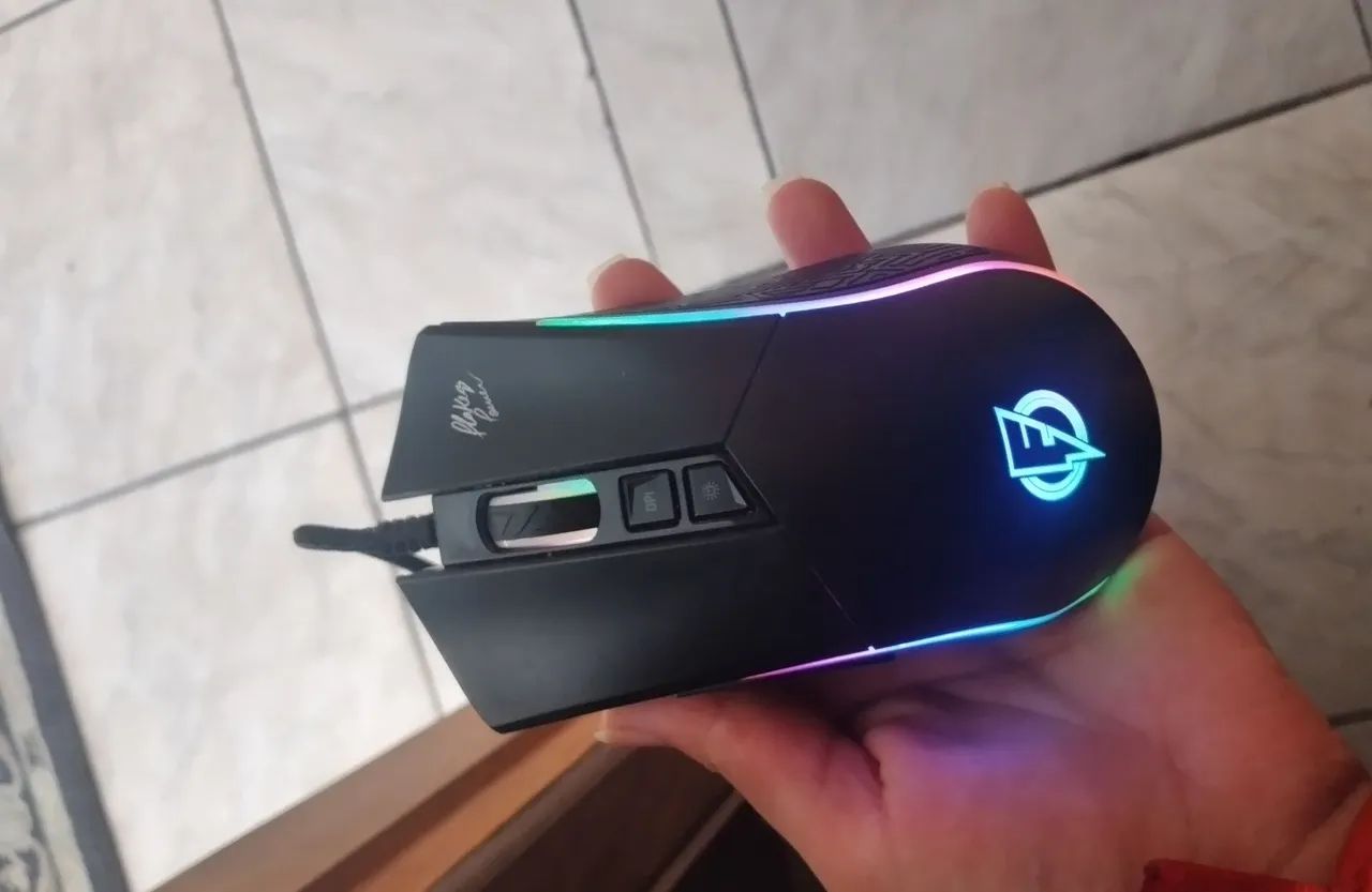 Vendo Mouse Gamer FLAKES POWER Novo - Foto 4