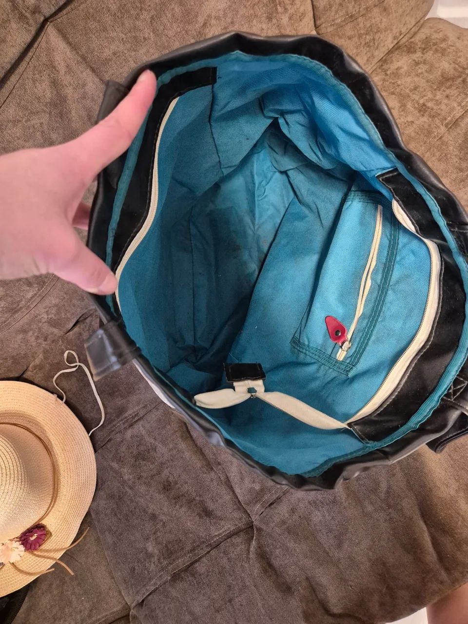 bolsa de ombro preta unicórnio - Foto 4