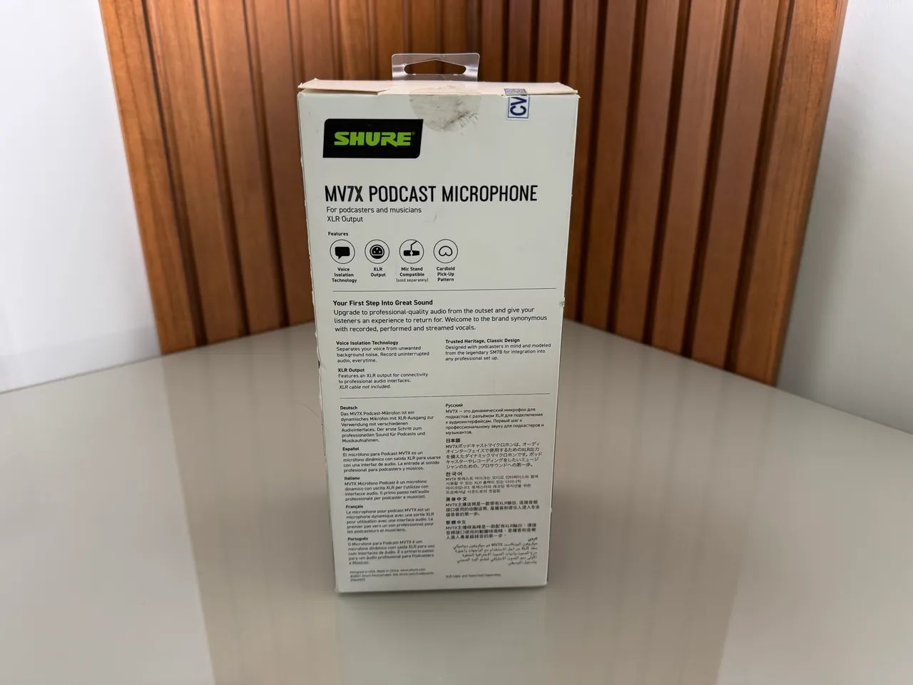 Microfone Shure MV7X (XLR Dinâmico) - Foto 4