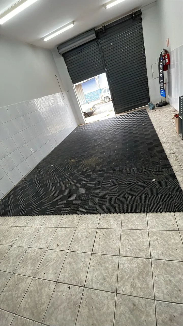 Piso modular para lava jato