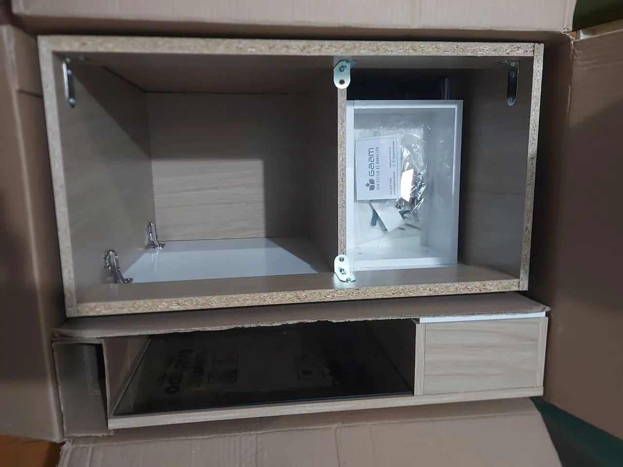 Vendo gabinete para banheiro nunca usado novo na caixa  - Foto 3