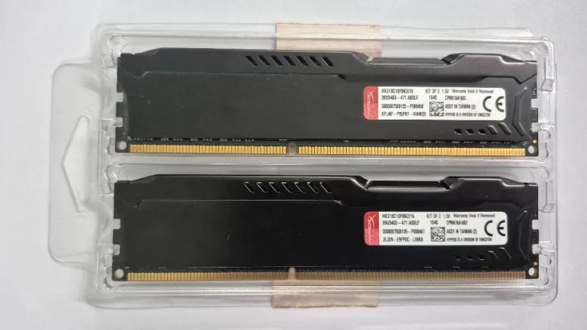 Memória Ram Kingston Fury HyperX 16GB (2x8b) DDR3 1866