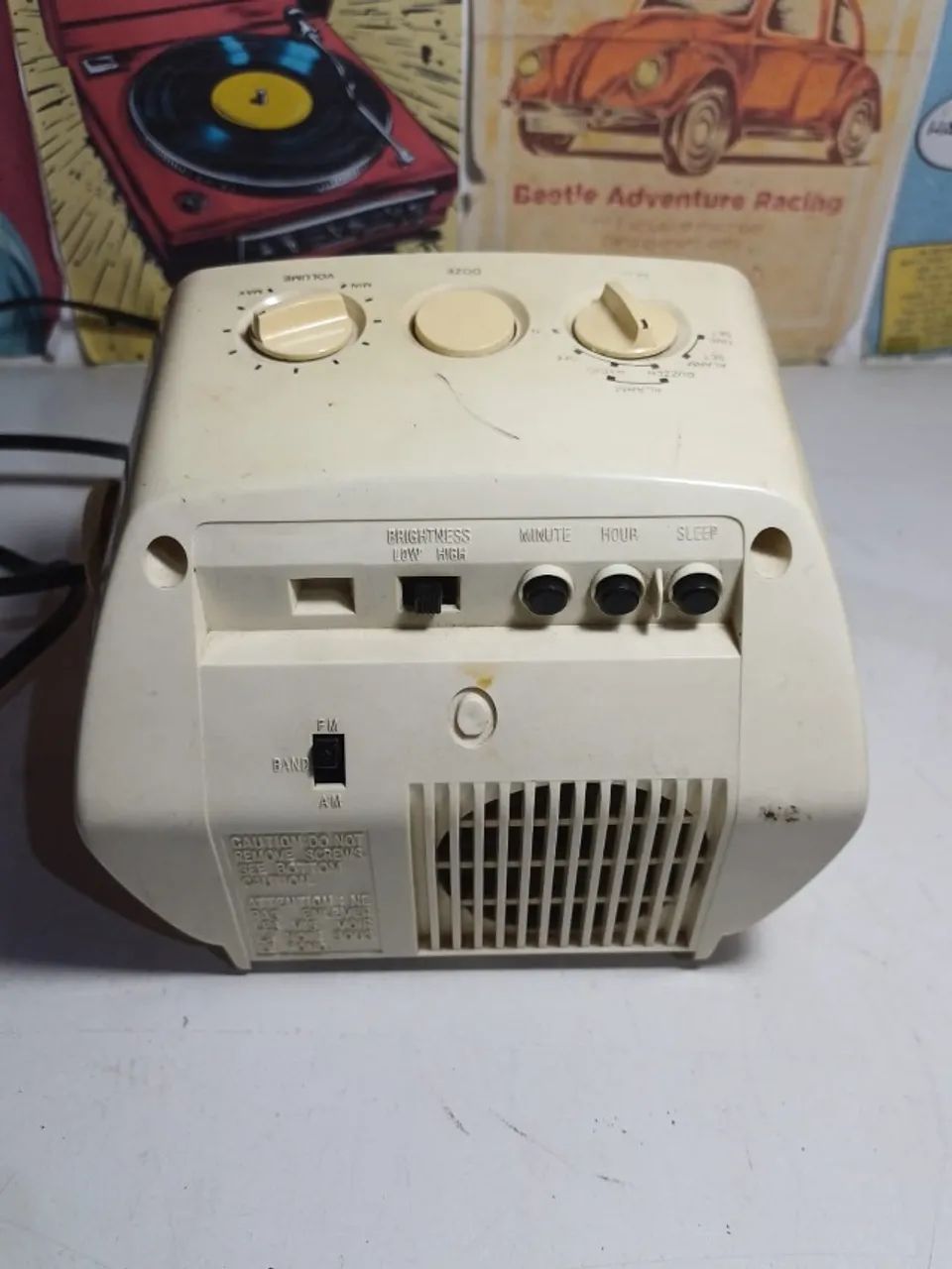  rádio relógio antigo Panasonic RC-55 - Foto 4