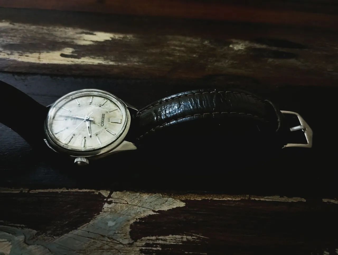 Seiko mecânico corda manual