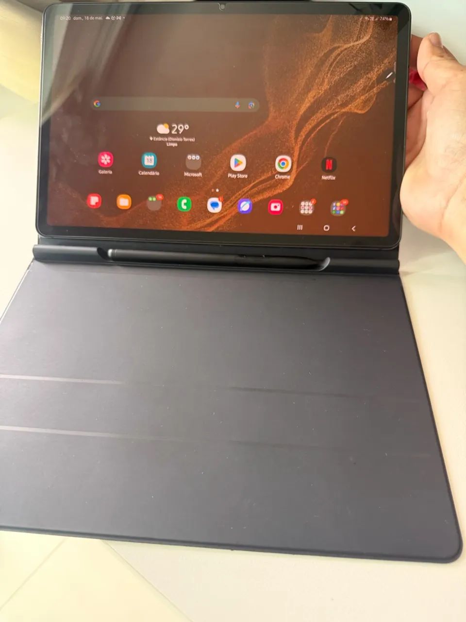 Tab S8 5G Samsung com S Pen e capa  - Foto 5