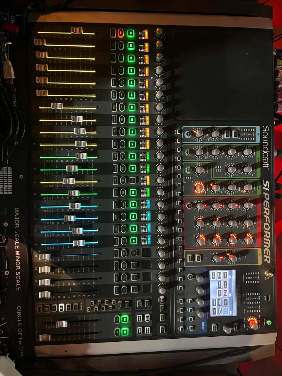 Mesa Digital Soundcraft Si Performer 2 - Impecável - R$ 18.000 - Foto 3
