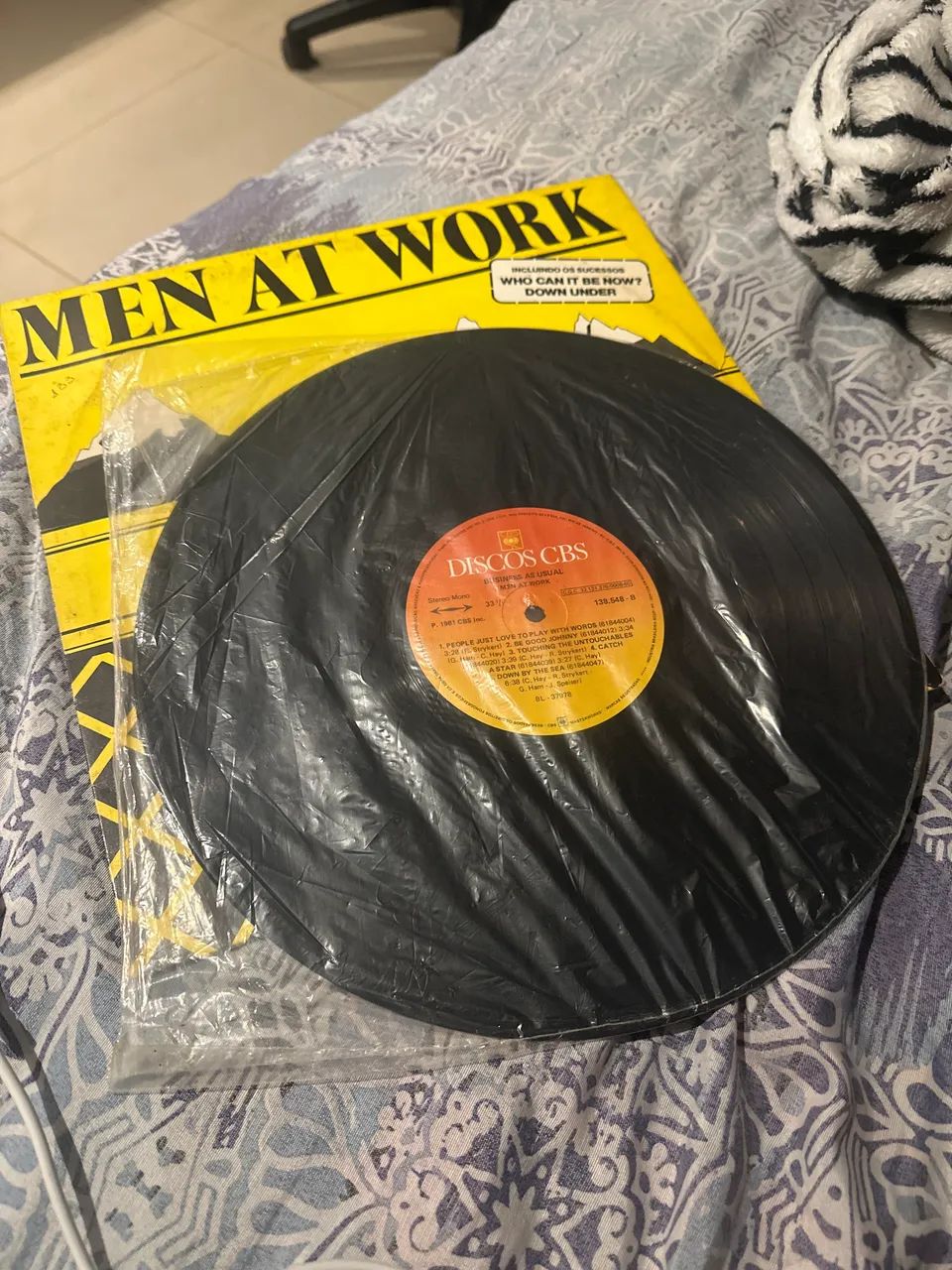 Disco de vinil men at work - Foto 3