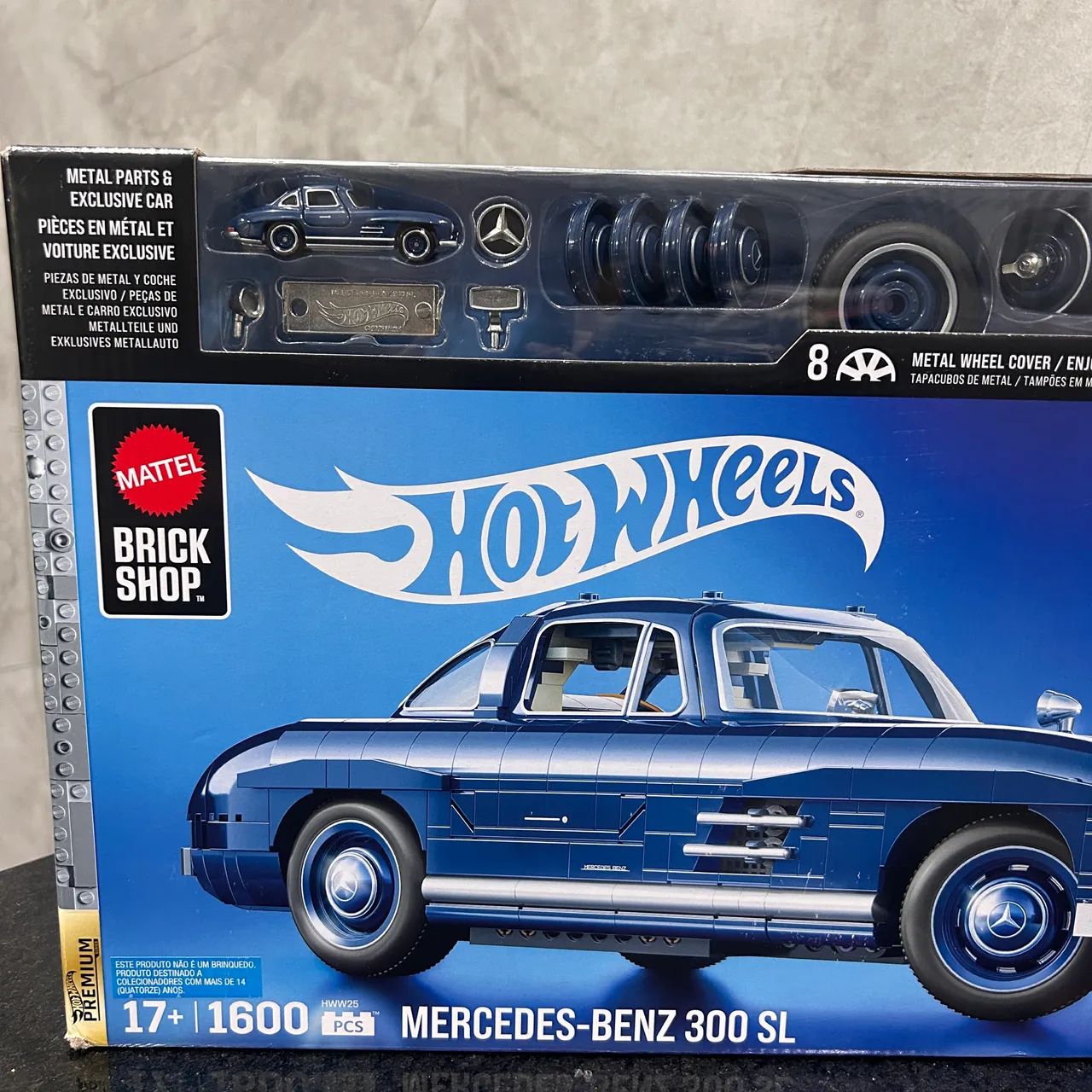 Mattel Brick Shop Hot Wheels Mercedes Benz 300 SL - Hobbies e