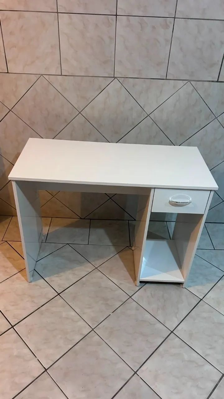 Escrivaninha Branca Moderna - Móvel Zerado | Pronta Entrega