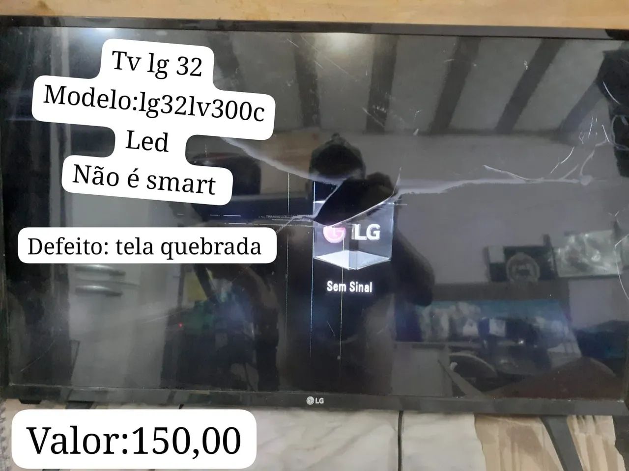 Tv 32 lg com defeito! Aceito proposta 