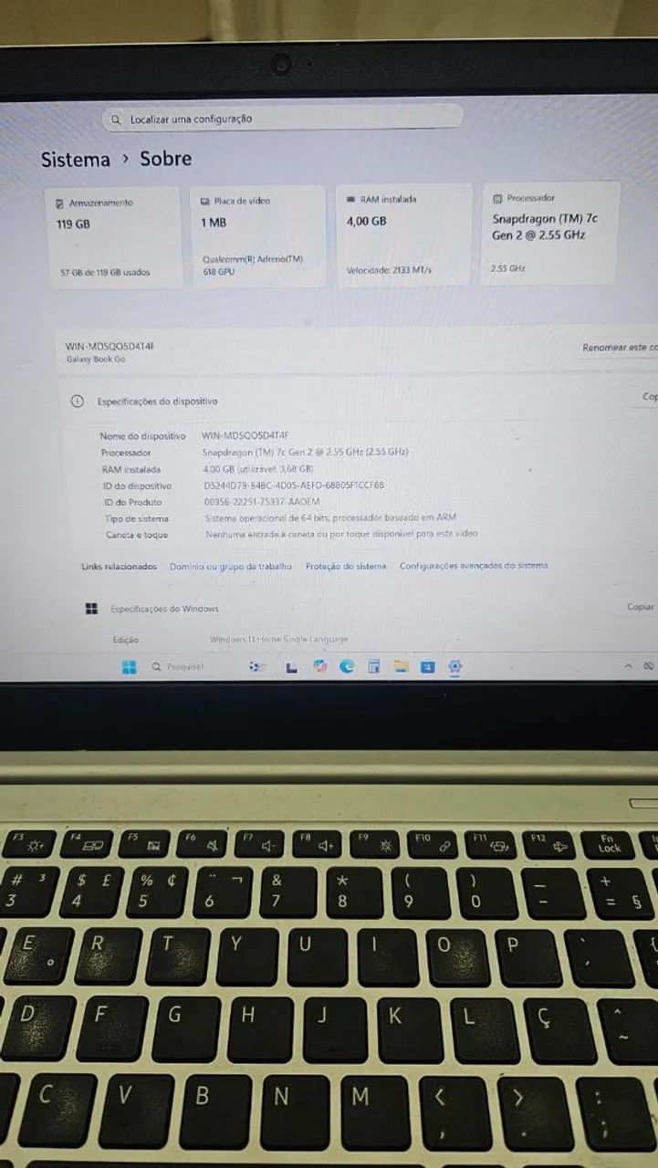 Notebook Samsung galaxy book Go - Foto 2