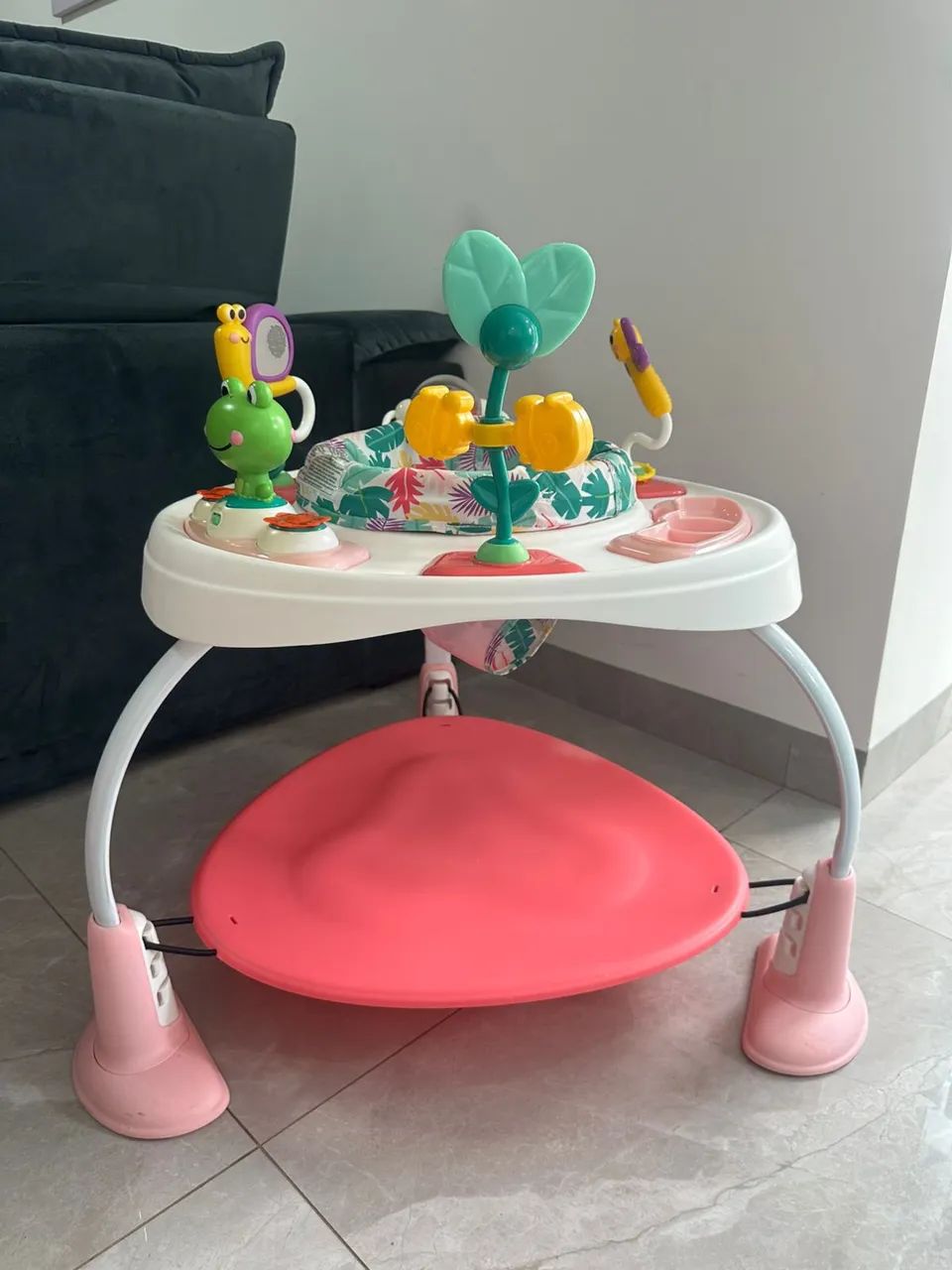 Jumper Pula Pula Bebê 360º Centro de Atividades Musical com Som e Luz Brinquedo Infantil - Foto 2