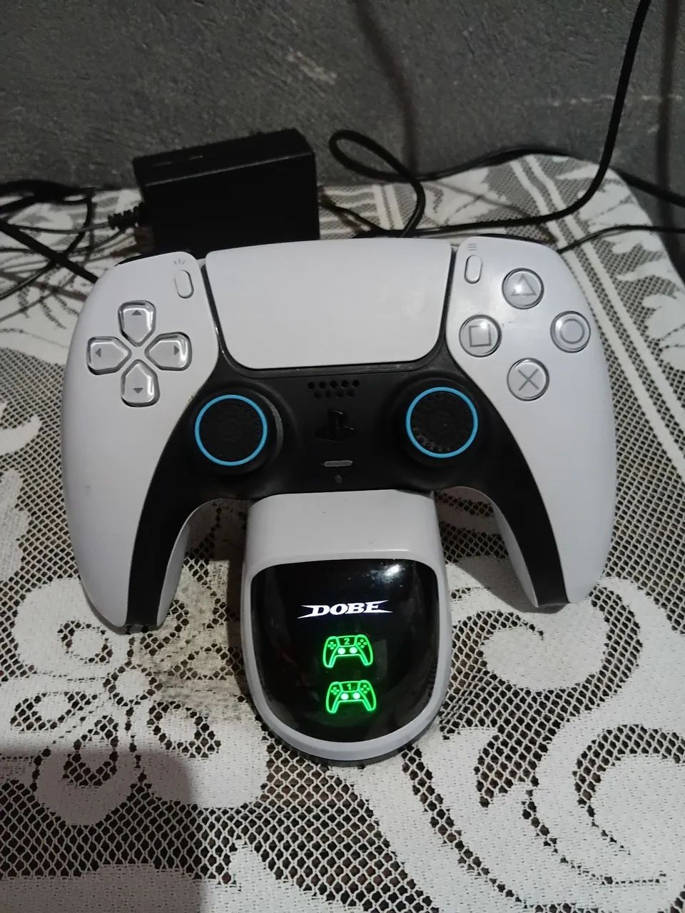 Controle PS5+Carregador base