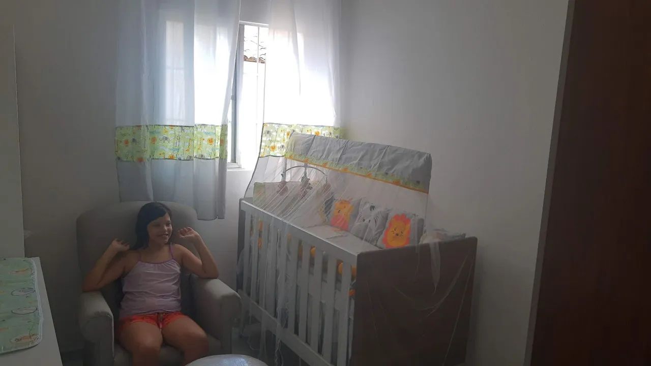Berço/Cama San Remo retrô branco com freijo - Foto 4