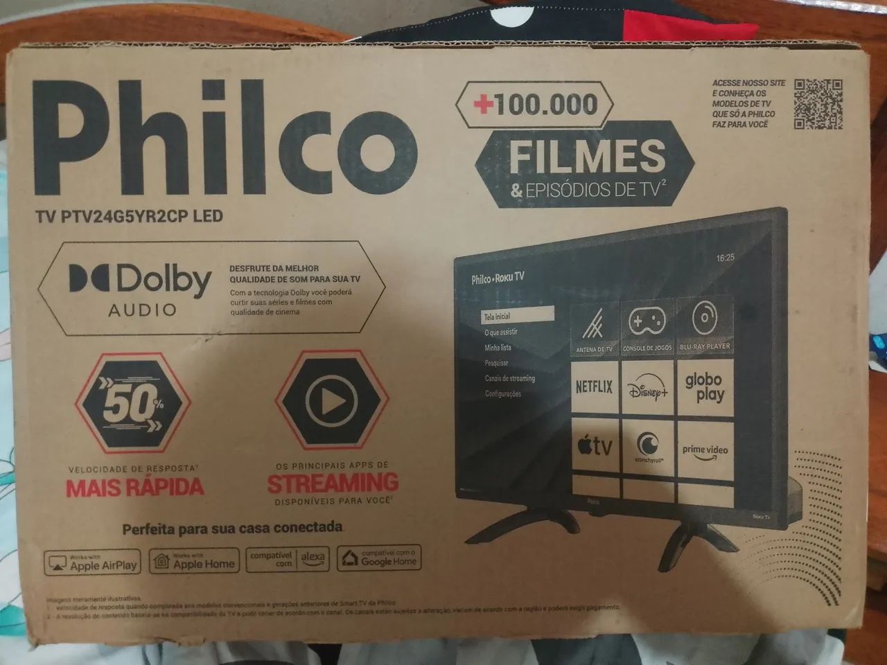 TV PHILCO 24" SMART - NOVA, LACRADA - Foto 2