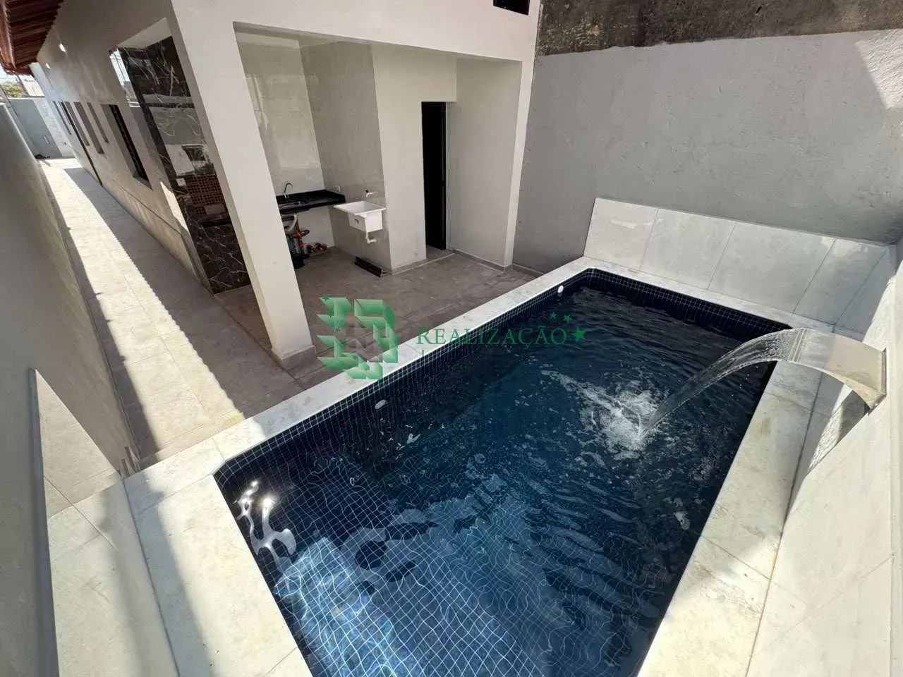 casa em Mongaguá, com 3 dormitórios e piscina - Foto 4