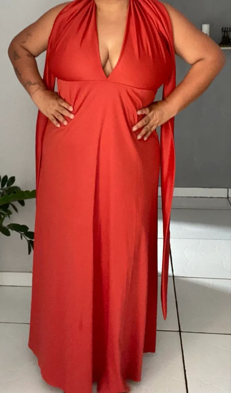 Vestido multiformas plus 