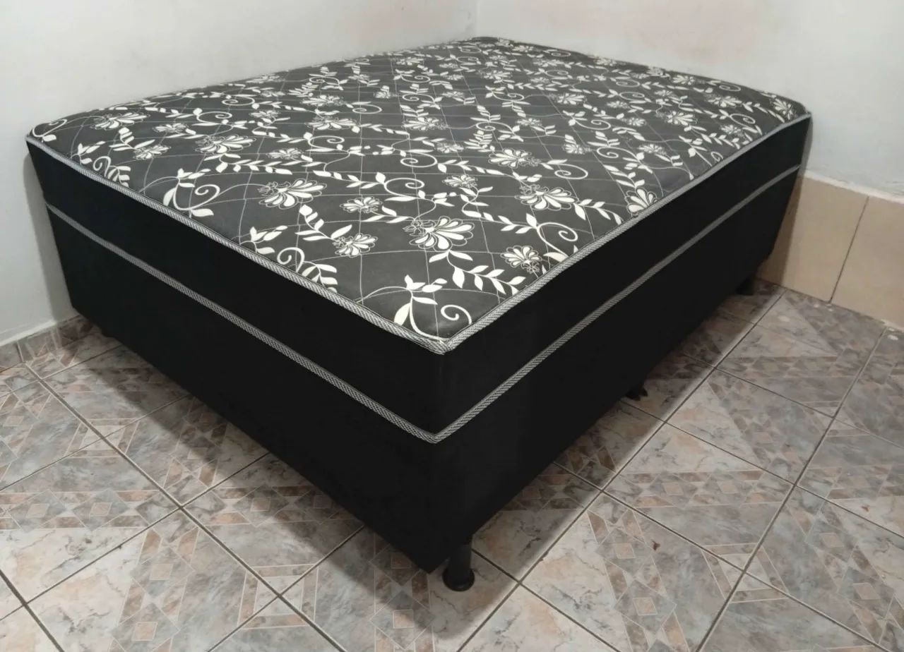 Cama box casal completa entrega novos embalados