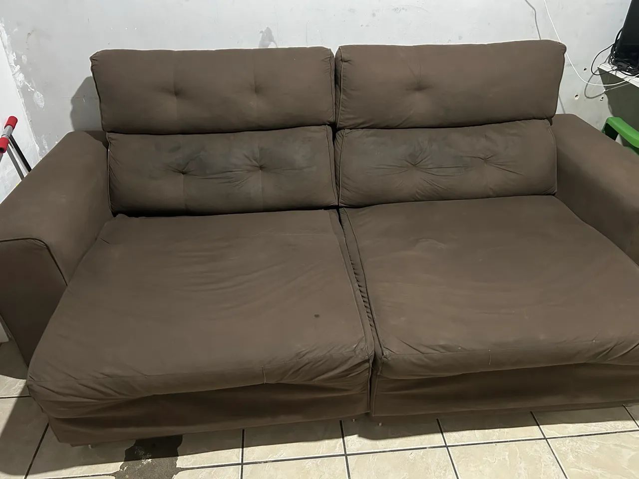 Sofá retrátil e inclinável , em perfeito estado!   - Foto 3